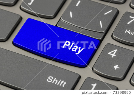 Computer notebook keyboard with Play key 73298990
