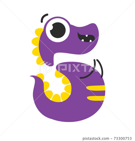 Number Five Cute Purple Monster, Funny Fantasy Creature Character, 5 Numeral, Mathematics, Learning Material for Kids Cartoon Style Vector Illustration Number Five Cute Purple Monster, Funny Fantasy Creature Character, 5 Numeral, Mathematics, Learning Material for Kids Cartoon Style Vector Illustration 73300753