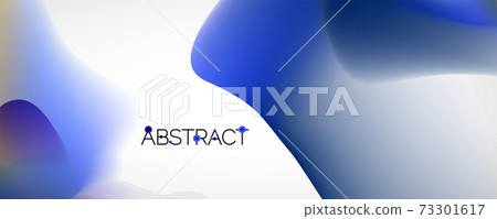 Fluid color gradient abstract background, trendy colorful wallpaper. Vector illustration for placards, brochures, posters, banners and covers Fluid color gradient abstract background, trendy colorful wallpaper. Vector illustration for placards, brochures, posters, banners and covers 73301617