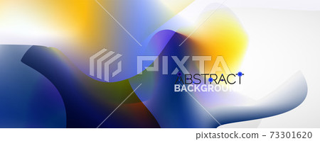 Fluid color gradient abstract background, trendy colorful wallpaper. Vector illustration for placards, brochures, posters, banners and covers Fluid color gradient abstract background, trendy colorful wallpaper. Vector illustration for placards, brochures, posters, banners and covers 73301620