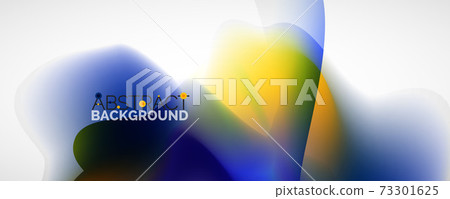 Fluid color gradient abstract background, trendy colorful wallpaper. Vector illustration for placards, brochures, posters, banners and covers Fluid color gradient abstract background, trendy colorful wallpaper. Vector illustration for placards, brochures, posters, banners and covers 73301625
