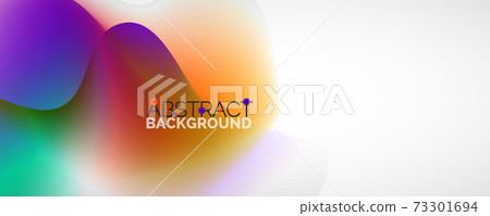 Fluid color gradient abstract background, trendy colorful wallpaper. Vector illustration for placards, brochures, posters, banners and covers Fluid color gradient abstract background, trendy colorful wallpaper. Vector illustration for placards, brochures, posters, banners and covers 73301694