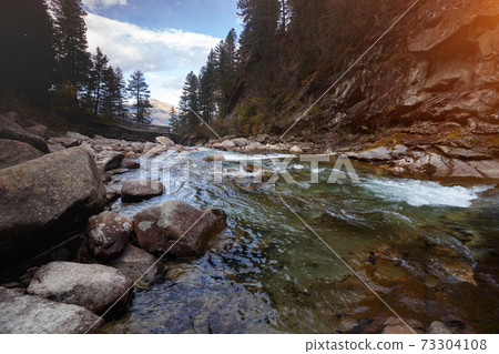 beautiful mountain landscape 73304108