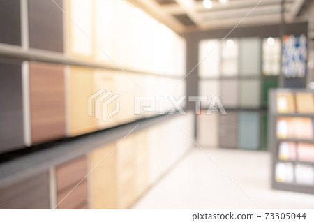Abstract blur material showcase department background 73305044