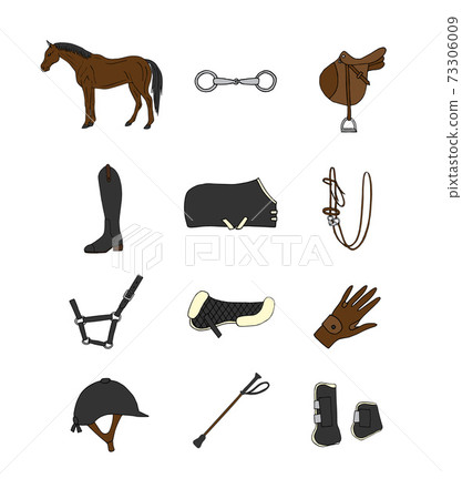 Horse riding pants icon outline style Royalty Free Vector