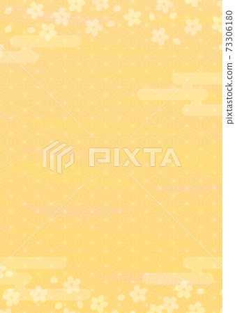 溫暖的櫻花背景圖肖像的陰影 73306180