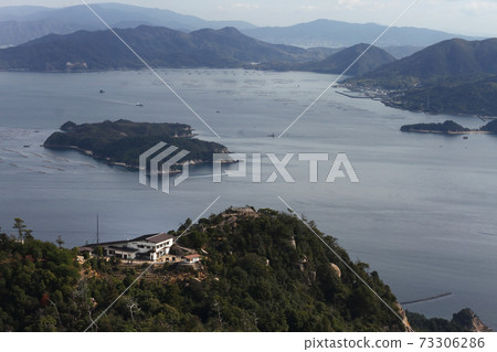廣島宮島矢山的景色 廣島宮島矢山的景色 73306286