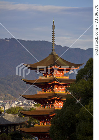 宮島的五層寶塔 宮島的五層寶塔 73306370