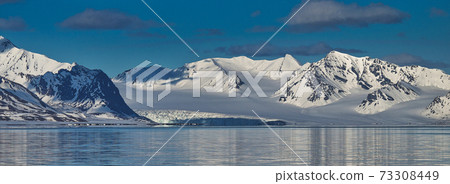Snowcapped Mountains, Arctic, Norway 73308449