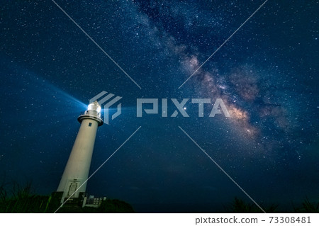 Tsumekizaki Lighthouse and Milky Way Tsumekizaki Lighthouse and Milky Way 73308481
