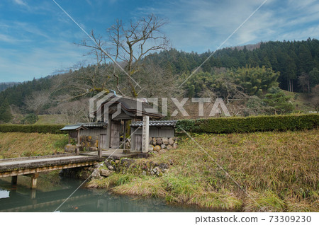 Karamon of Ichijodani Asakura Ruins, a historic site of the Warring States period in Fukui Prefecture Karamon of Ichijodani Asakura Ruins, a historic site of the Warring States period in Fukui Prefecture 73309230