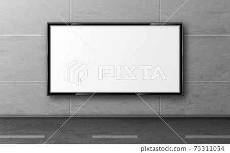 Street billboard for ad, display mockup on wall Street billboard for ad, display mockup on wall 73311054