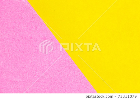Abstract yellow and pink color paper textured background with copy space for design and decoration 73311079