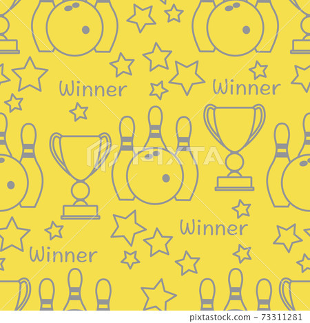 Vector Seamless pattern Bowling Sport Game Winner Vector Seamless pattern Bowling Sport Game Winner 73311281