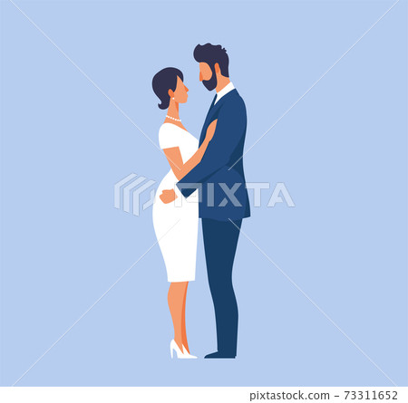 modern couple dress
