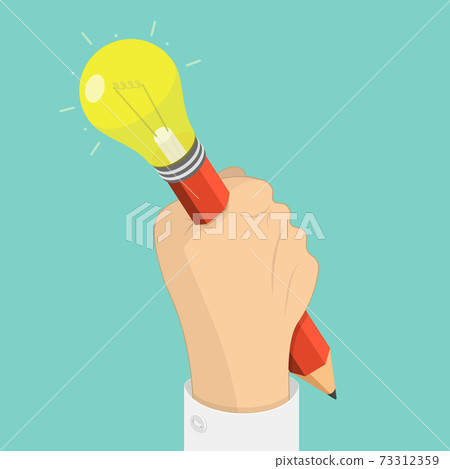Creative idea flat isometric vector concept - Stock Illustration ...