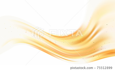 Vector beautiful gold satin. Template brochure design 73312899