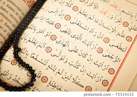 Pages verses from the holy book of islam religion quran, kuran and chapters Pages verses from the holy book of islam religion quran, kuran and chapters 73314133