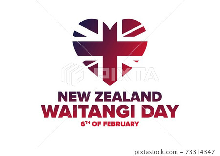 Waitangi Day. New Zealand. 6th of February. Holiday concept. Template for background, banner, card 73314347