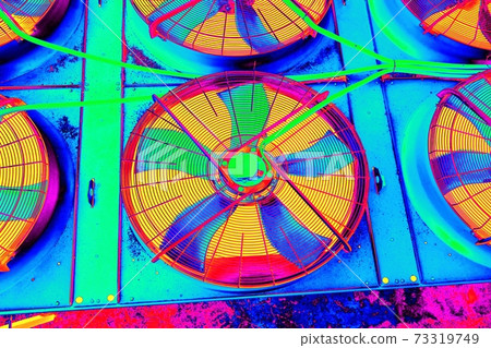 Cooling of cogeneration unit. Industrial cooler. Gamma radiation Cooling of cogeneration unit. Industrial cooler. Gamma radiation 73319749