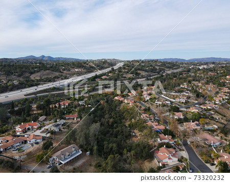 Aerial view of The East Canyon Area of Escondido Aerial view of The East Canyon Area of Escondido 73320232