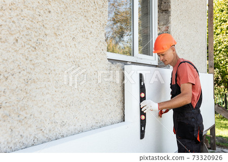 Insulation of the house with polyfoam. Insulation of the house with polyfoam. 73320926
