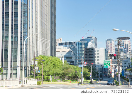 [Osaka] Cityscape of Nakanoshima, Kita-ku, midsummer in August 73323132