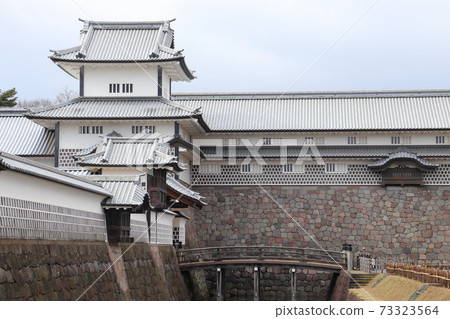 Hashizume-mon turret in Kanazawa Castle Park Hashizume-mon turret in Kanazawa Castle Park 73323564