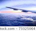 朝日：從飛機上看到的日出 73325064