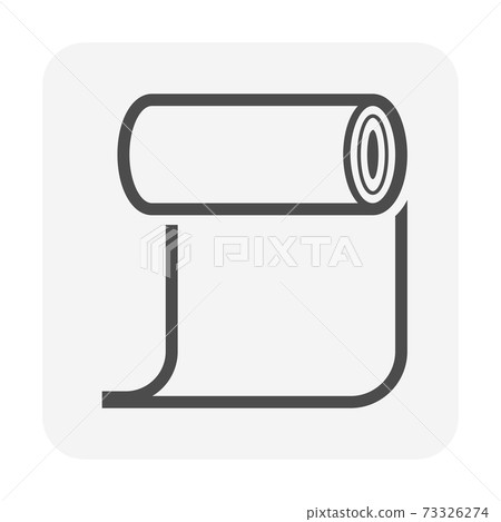 Vinyl floor or pvc floor finishing material vector icon design. Vinyl floor or pvc floor finishing material vector icon design. 73326274