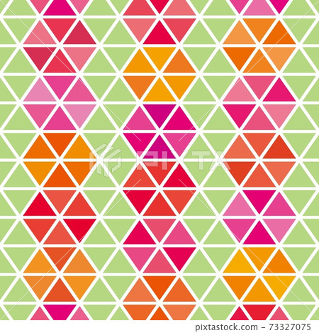 Geometric pattern triangle hexagon - Stock Illustration [73327075] - PIXTA