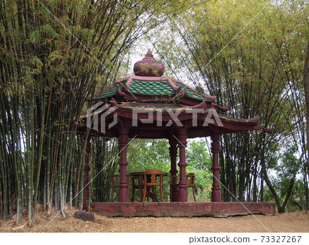 Pavilion in a forest Pavilion in a forest 73327267