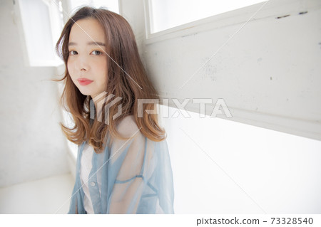 Yurufuwa Long Hair Japanese Hairstyle Hairstyle Beauty Model Yurufuwa Long Hair Japanese Hairstyle Hairstyle Beauty Model 73328540