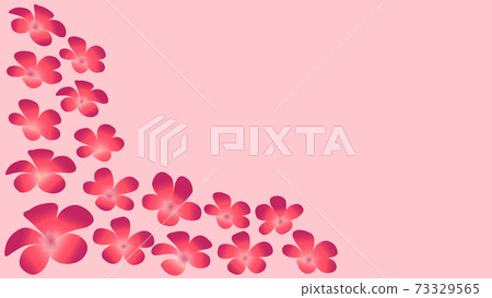 Floral seamless pattern. Red plumeria flowers isolated on background Floral seamless pattern. Red plumeria flowers isolated on background 73329565