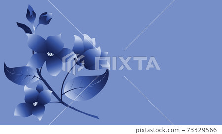 A bunch of blue flowers isolated on background. Greeting card. A bunch of blue flowers isolated on background. Greeting card. 73329566