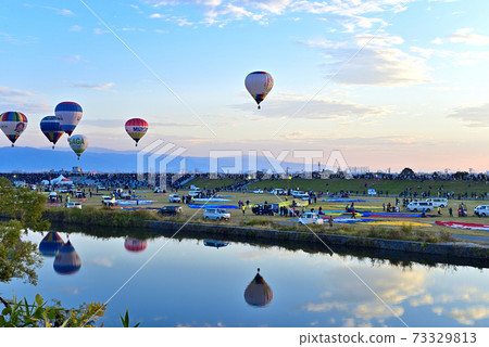 Saga Prefecture hot air balloon Saga Prefecture hot air balloon 73329813