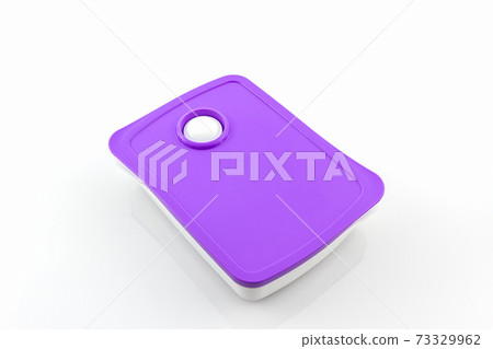 Purple Plastic box package. 73329962