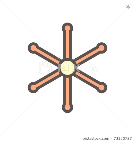 Flexible impeller pump vector icon. 73330727