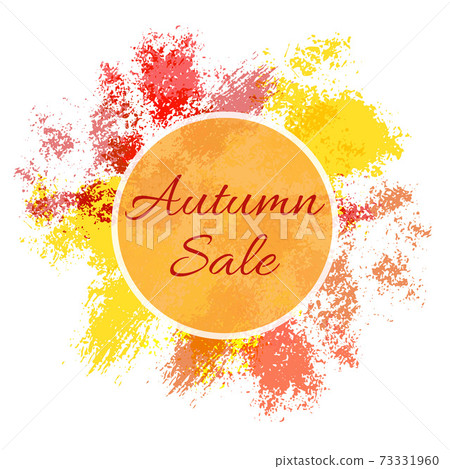 Autumn fall sale poster Autumn fall sale poster 73331960