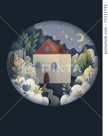 small house in the forest 73332748
