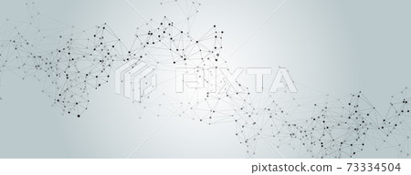 Data connection concept. Science polygonal background. Abstract illustration with connect lines and dots for wallpaper design Data connection concept. Science polygonal background. Abstract illustration with connect lines and dots for wallpaper design 73334504
