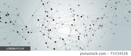 Abstract illustration with abstract connect... - Stock Illustration ...