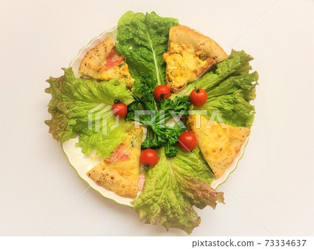 自製披薩配蔬菜三明治，sdgs可持續糧食損失庫存處理 73334637