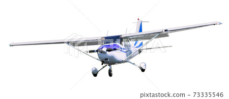 Sports monoplane on white background Sports monoplane on white background 73335546