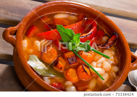 Bulgarian bean soup (bob chorba) 73336424