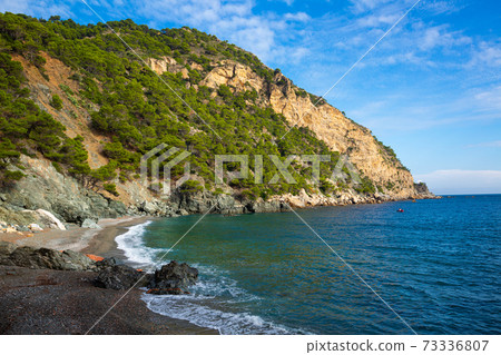 Mediterranean coastline near Begur in Spanish Costa Brava Mediterranean coastline near Begur in Spanish Costa Brava 73336807