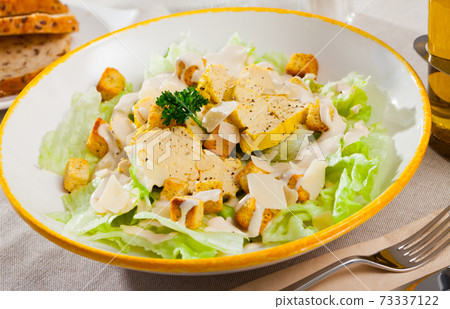 Appetizing Caesar salad Appetizing Caesar salad 73337122