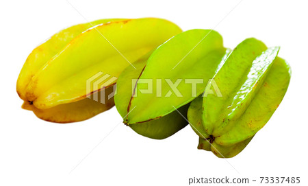 Fresh ripe carambolas Fresh ripe carambolas 73337485