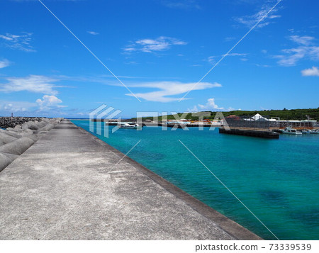 View of Hateruma Port from the breakwater 73339539