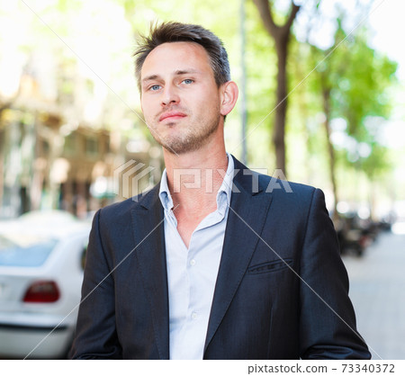 Portrait of respectable young man Portrait of respectable young man 73340372